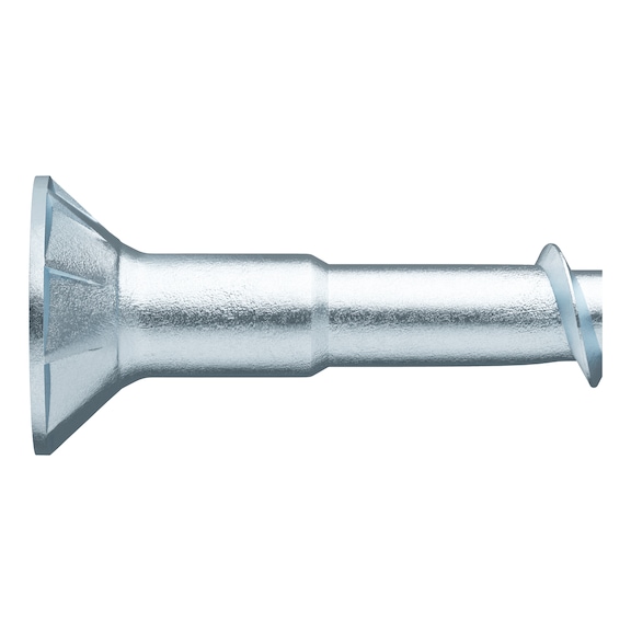 ASSY<SUP>®</SUP> 4 CSMP HO universal screw with access hole Steel zinc plated partial thread countersunk milling pocket head - 3