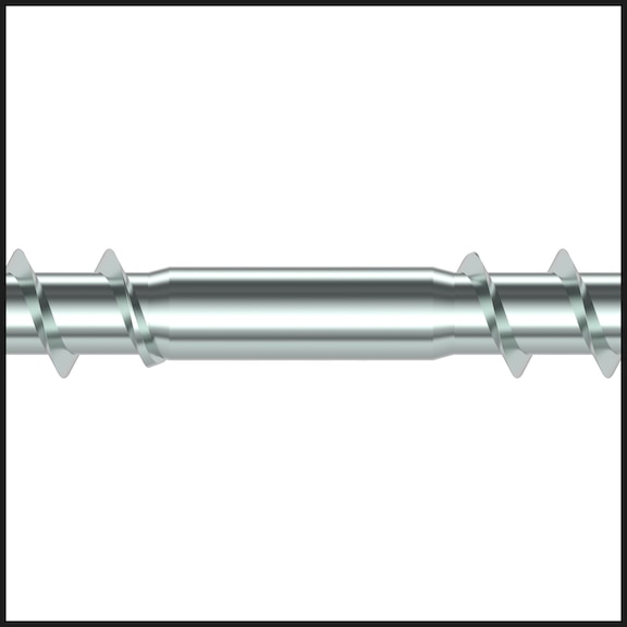 ASSY<SUP>®</SUP> 4 Isotop Dachbauschraube Stahl verzinkt Doppelgewinde Zylinderkopf - 5