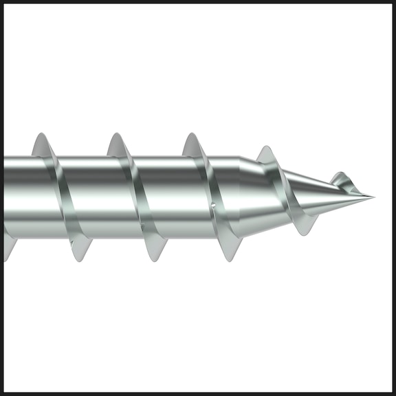 ASSY<SUP>®</SUP> 4 CS MDF Beschlagschraube Stahl verzinkt Vollgewinde Senkkopf - 11