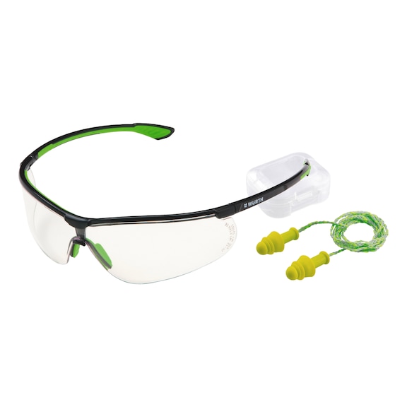 PPE eye and hearing protection set