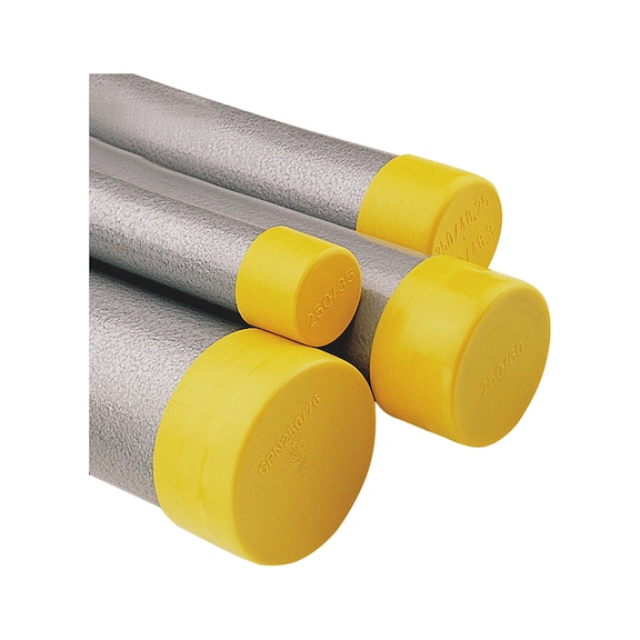 Pipe protective caps GPN 250 Polyethylene (PE-LD/PE-LLD), yellow - 3