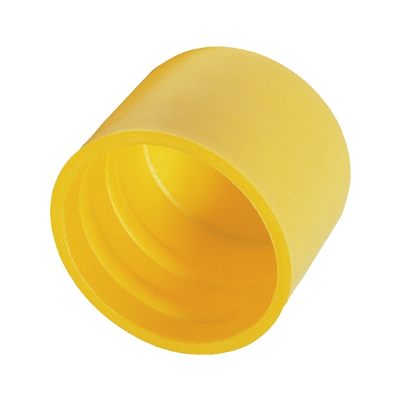 Pipe protective caps GPN 250 Polyethylene (PE-LD/PE-LLD), yellow - 1