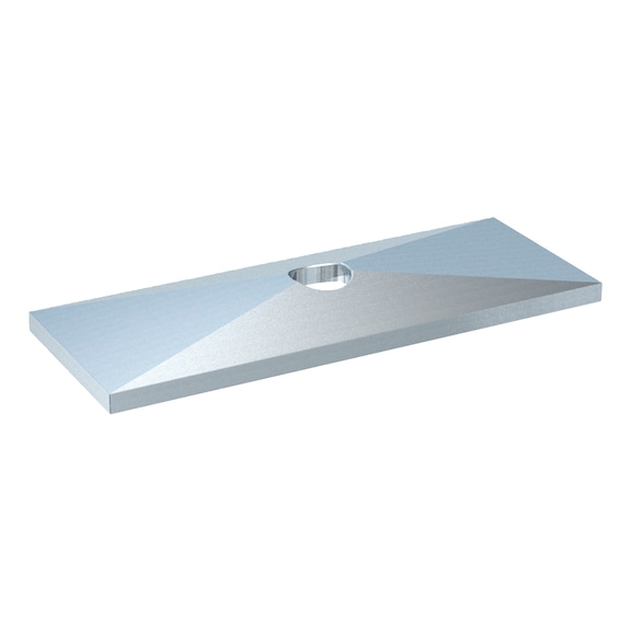 DIN 3015-3 cover plate type GD zinc/nickel