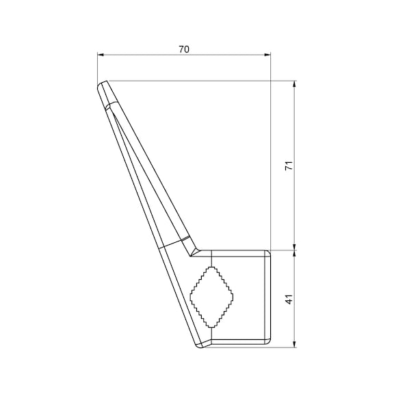 ELLE TYPE A hands-free door handle attachment - 3