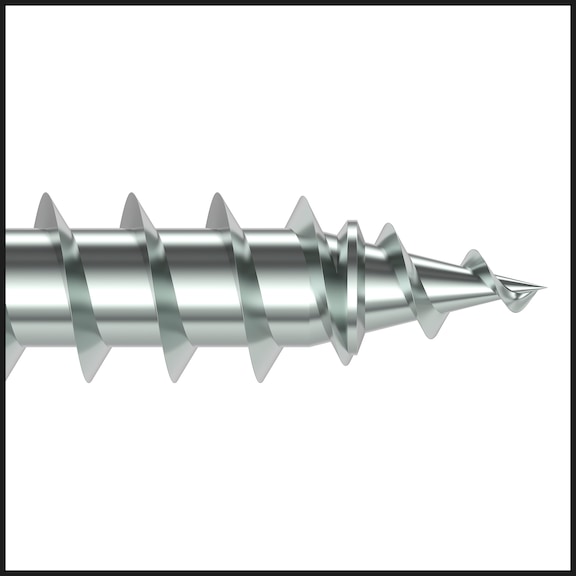 ASSY<SUP>®</SUP> 4 FBS RCS RS roller-sorted window construction screw Steel zinc plated full thread raised countersunk head - 7