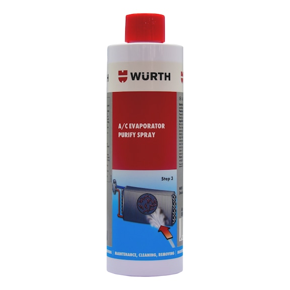 Air conditioning evaporator purify Step3_purify spray - 1