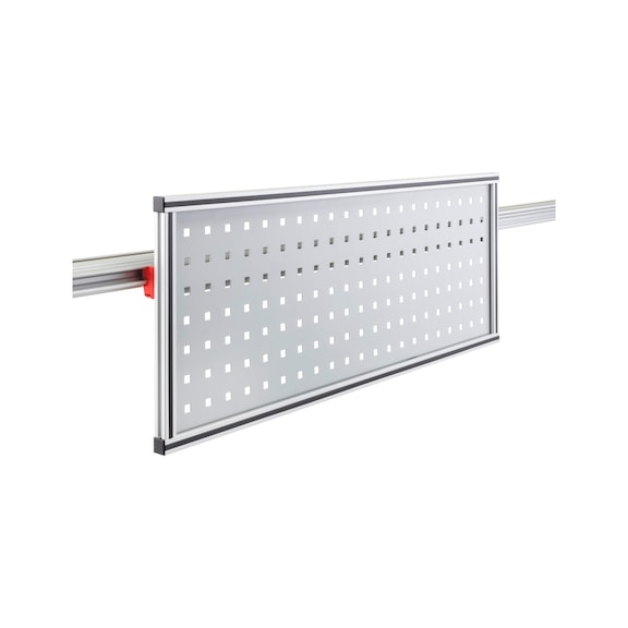 CLIP-O-FLEX<SUP>®</SUP> holder Perfoflex  Flexible perforated metal plate wall - COF-HALTER-PERFOFLEX-855X325MM