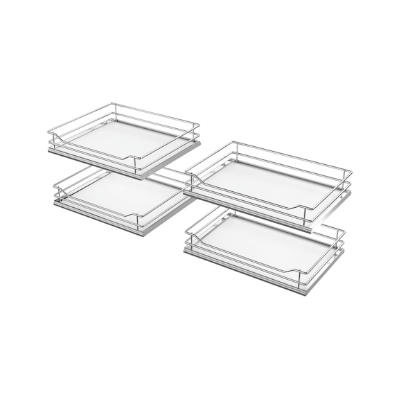 Kit de paniers à accrocher VS COR Fold Pour raccords de placard d'angle - PANIER VS COR FOLD K900 PREMEA