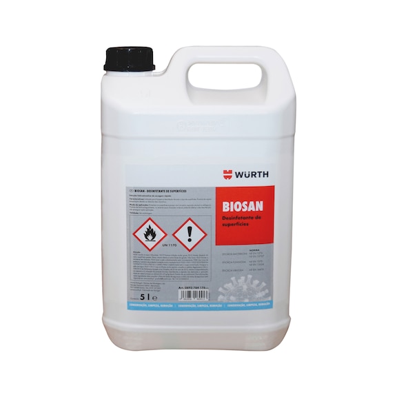 Desinfetante de superfícies BIOSAN - BIOSAN 5L
