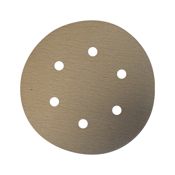 Disco de lija 150 mm GOLD Discos de lija con velcro altamente flexibles con soporte de papel y látex, para desbaste, preparación y pulimento. - DISCO LIJA GOLD 150MM GRANO 500