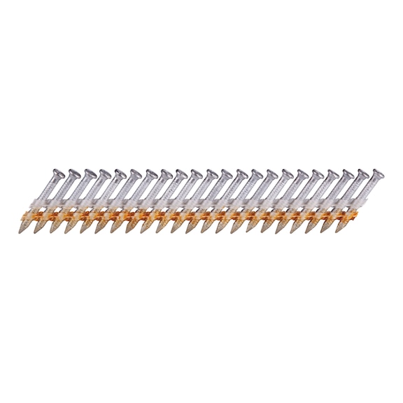 Anchor nail 34°, collated Plastic binding