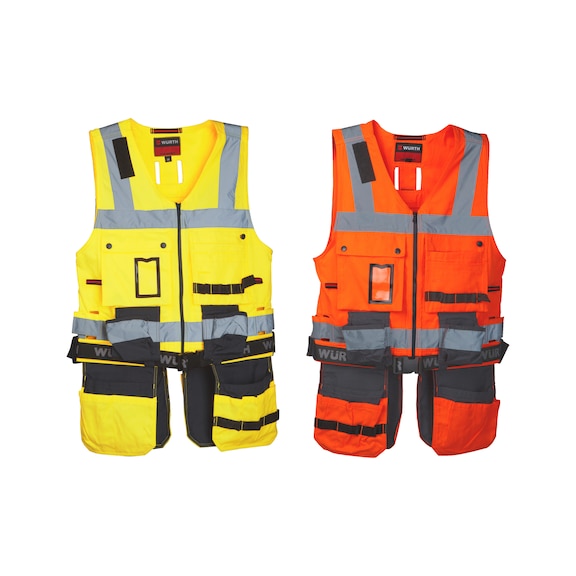 Hi-Vis tool vest Pro yellow and orange - 1