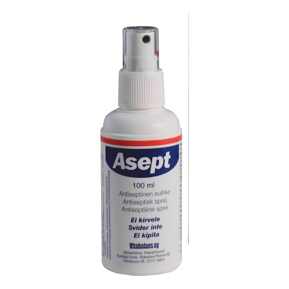 Antiseptinen liuos Asept - HAAVA SPRAY 100 ML