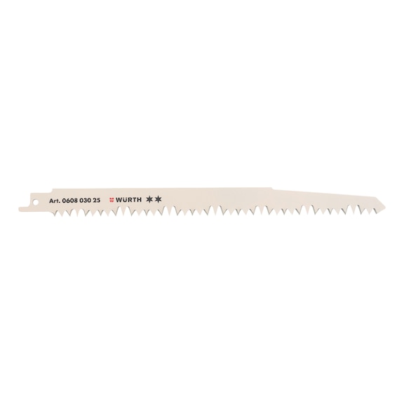 Sabre saw blade, wood, two stars For green wood