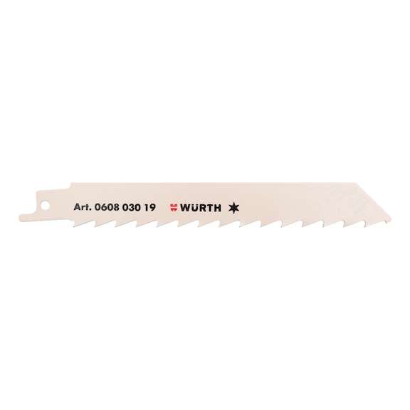 Sabre saw blade, wood, one star For hardwood and softwood - SSB-WO-5PCS-150X8,5