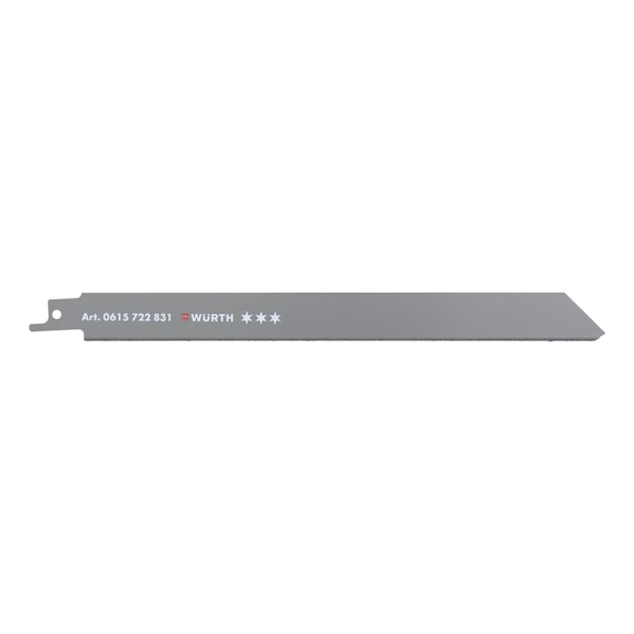 Sabre saw blade, construction, three stars For cast iron piping