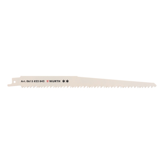 Sabre saw blade, wood, two stars For wood with nails