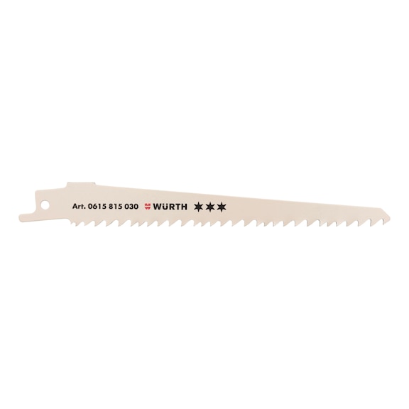 Sabre saw blade, wood, three stars For window construction