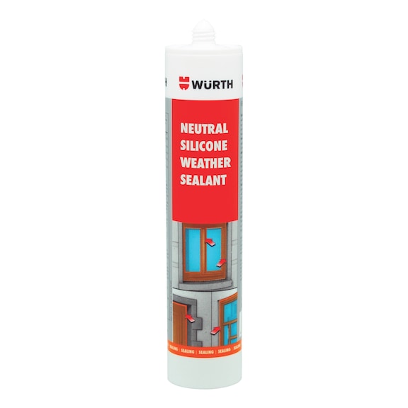 Weather sealant Neutral silicone - SILSEAL-NEUT-CLEAR-300ML