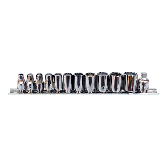 1/4 Inch multi-socket wrench set 12 pieces - 1