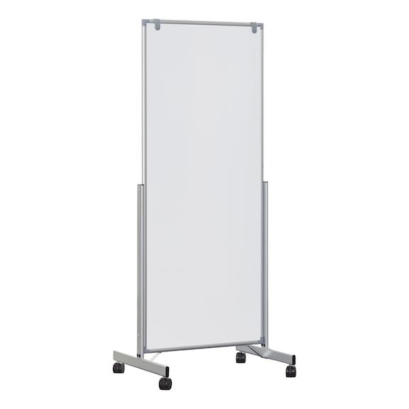 Fahrbares Whiteboard - WHTEBRD-MOB-PLV/KST-WEISS-750X1800MM