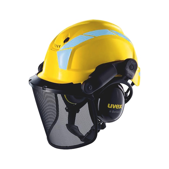 Hard hat Uvex Pheos Forestry - PROTHELM-UVEX-PHEOS-WALD-GELB-9774236