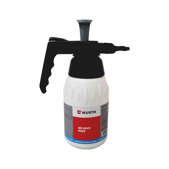 Product-specific pressure sprayer, unfilled - PMPSPRBTL-PLA-QUICK FRESH-1000ML