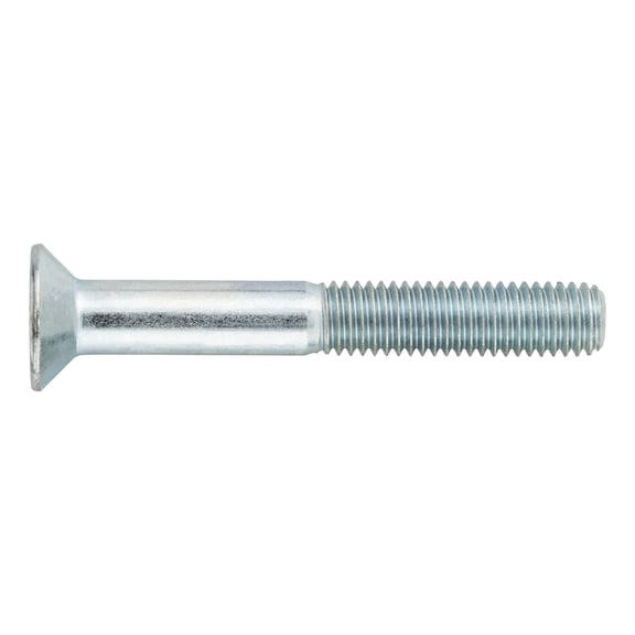 Countersunk screw with hexagon socket, galvanised ISO 10642, steel 10.9, zinc-plated, blue passivated (A2K) - SCR-ISO10642-010.9-HS2,5-(A2K)-M4X40