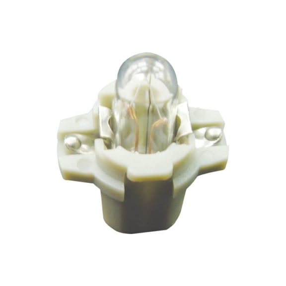 Plastic socket bulb 24V 1.2W BX8.5d - BULB-GRAU-B8,3D-24V-1,2W