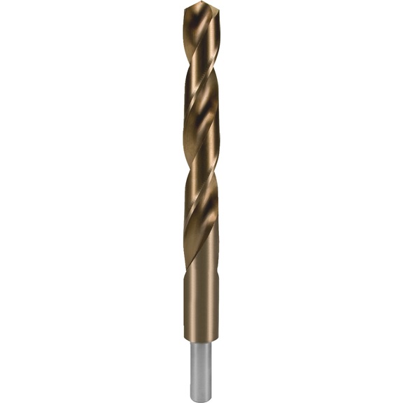 Twist drill bit, metal Ruko DIN 338 type N HSCo golden with offset shank - DRL-SPRL-RUKO-2005200-DIN338-D20