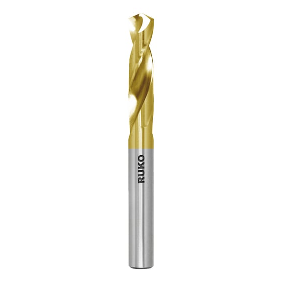 Twist drill bit, metal Ruko DIN1897 HSS-G TiN - DRL-SPRL-RUKO-202032T-DIN1897-TIN-D3,2