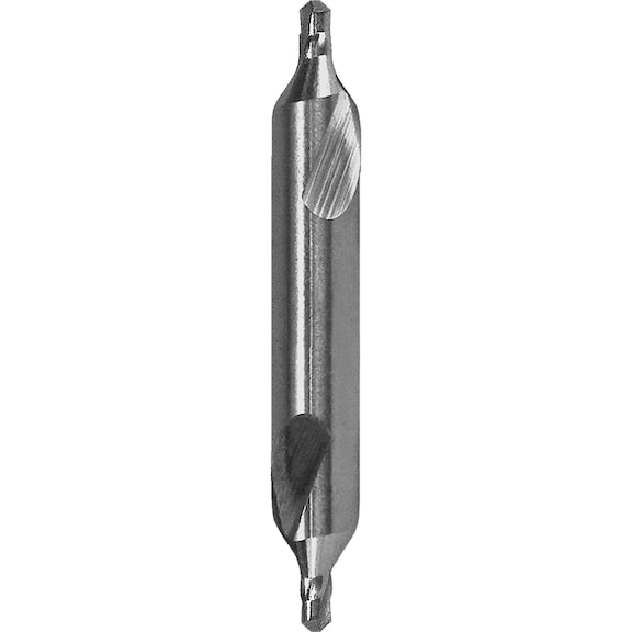 Centre drill bit, metal Ruko HSS-G plain DIN 333 for type A+