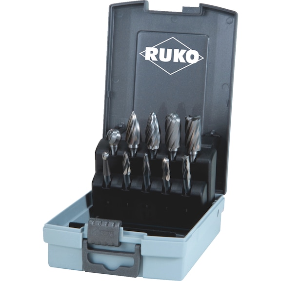 TC milling bit set ALU 10 pcs. 116003A Ruko - CTR-RUKO-116103ARO-HM-D6,0/12,0