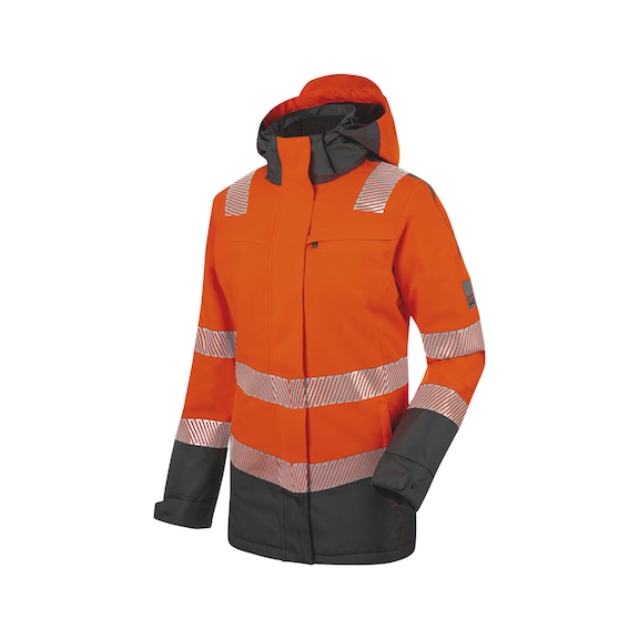 High-visibility Class 3 ladies’ neon winter jacket - WINTER JACKET NEON WOMEN ORANGE M