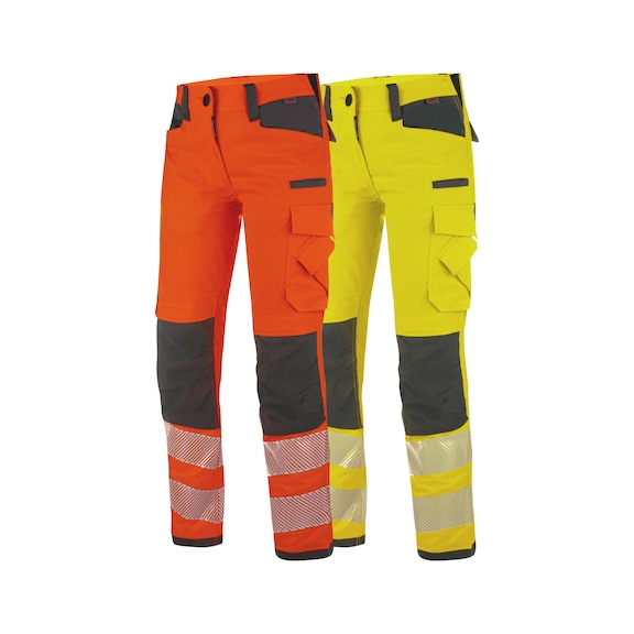 High-visibility work trousers Neon Ladies'