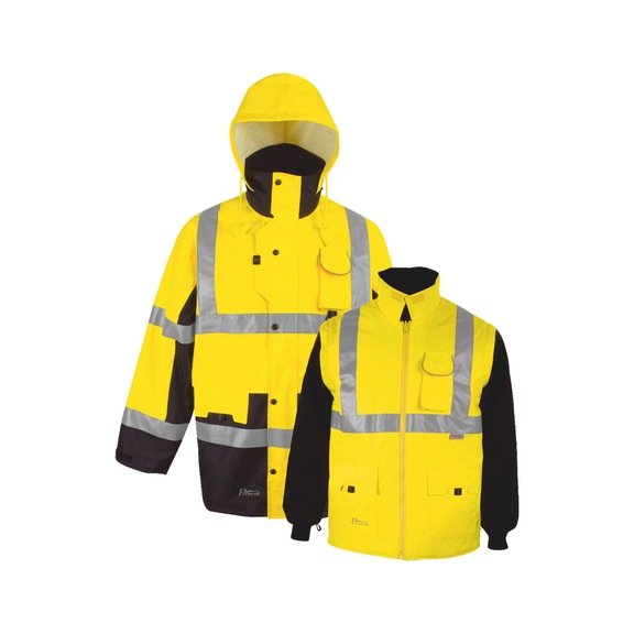 High-visibility parka Asatex Prevent 5in1 - JAC-ASATEX-PREVENT-3160-3XL