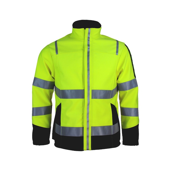 High-visibility softshell jacket Asatex FLSJA52 - JAC-ASATEX-FLSJA52-XL
