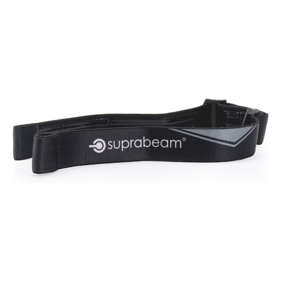 Headband for Suprabeam S series headlamp - HDBA-(F.SERIE-S)-BLCK/GREY-L500-W50