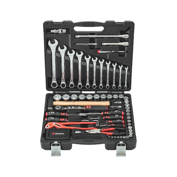 Tool case with all common tools Assortment of 93 pieces - 1