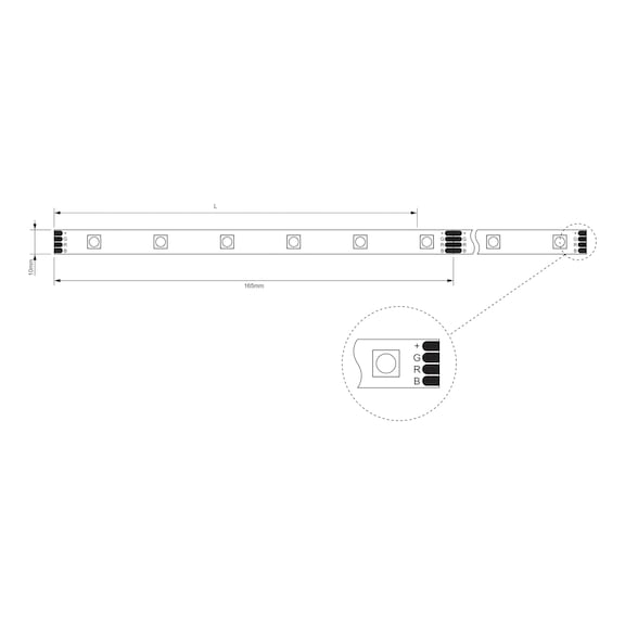 LED-Lichtband FLB-24-22-RGB - 2