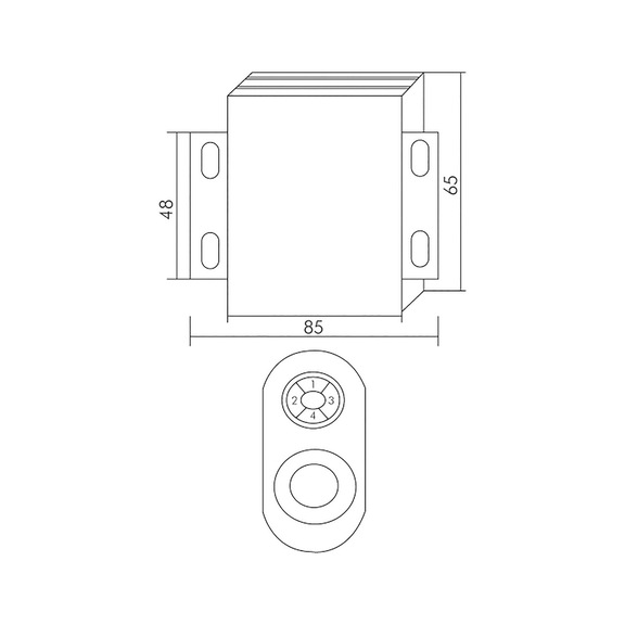 Wireless colour and dimmer control for FLB-24-19-EW - 2