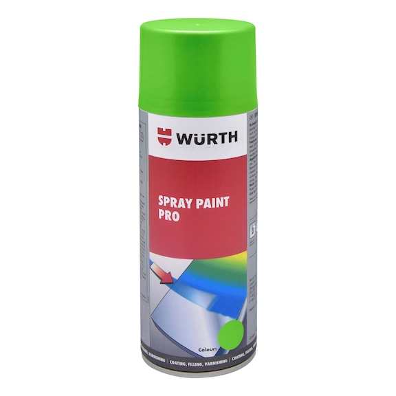 Spray paint Pro, gloss. Lead free - PNTSPR-GLOSS-RAL6018-YELLOWGREEN-400ML