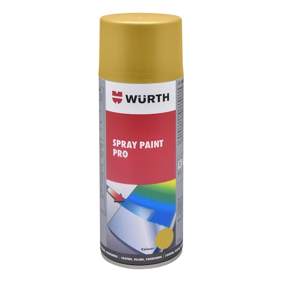 Spray paint Pro, gloss. Lead free - PNTSPR-GLOSS-RAL1036-PEARLGOLD-400ML
