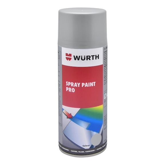 Spray paint Pro, gloss. Lead free - PNTSPR-GLOSS-RAL7004-SIGNALGREY-400ML