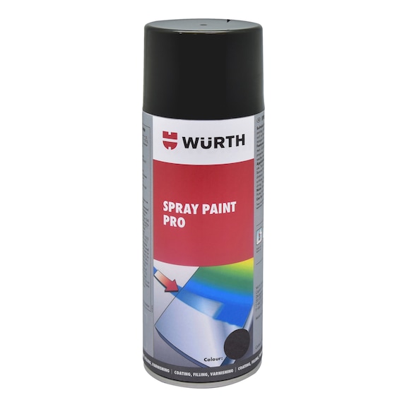 Spray Paint Pro, Satin. Lead Free - PNTSPR-SATIN-RAL9005-JETBLACK-400ML