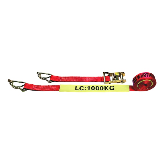 Ratchet Webbing Tie Down - STRP-SWANHOOK-LC1000KG-W35MM-L6M