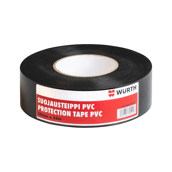 Protective adhesive tape for sandblasting