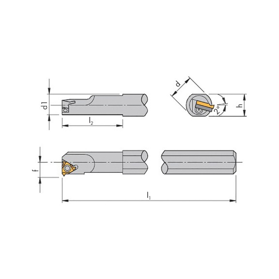Insert holder female thread ARNO from