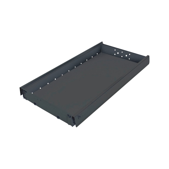OrgaAer steel drawer - AY-STEELDRAWER-OFFICE-BLACK-740MM