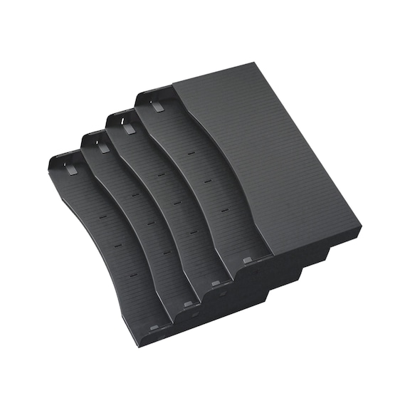 Angled tray OrgaAer - AY-PAPERFORMHOLDER-OFFICE-PLA-BLACK